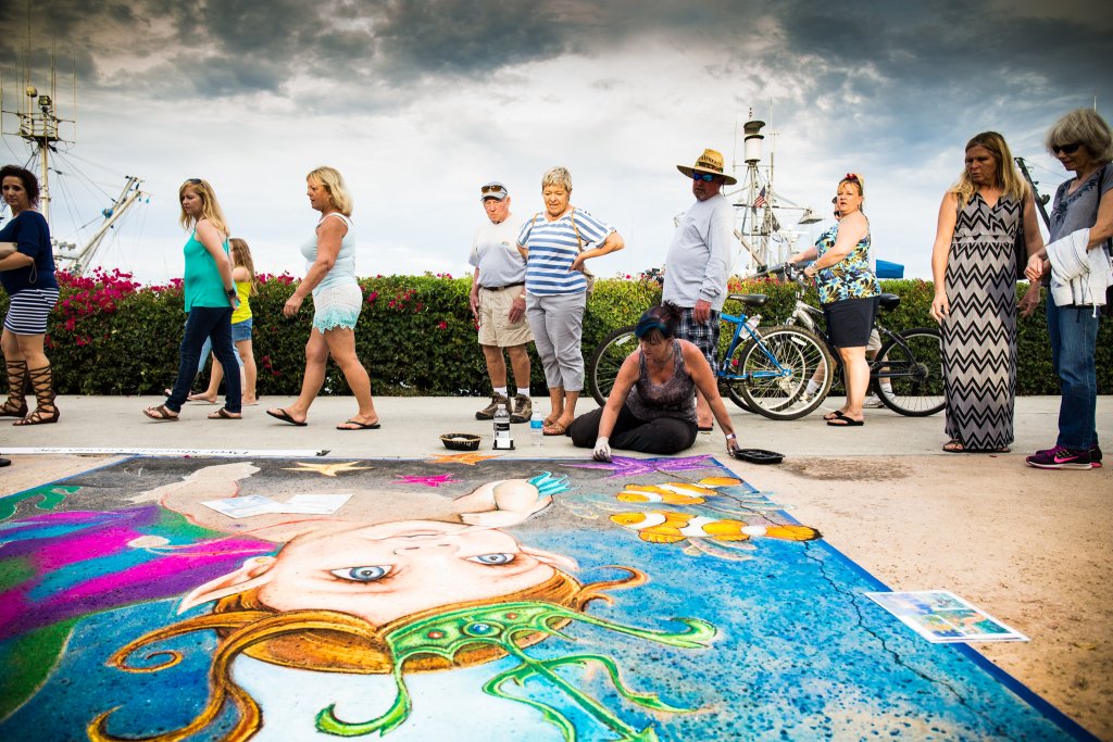 What Events are Coming to Ventura in 2025? Ventura Art and Street Painting Festival, chalk art
