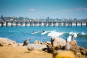 surfing ventura waves ocean beach