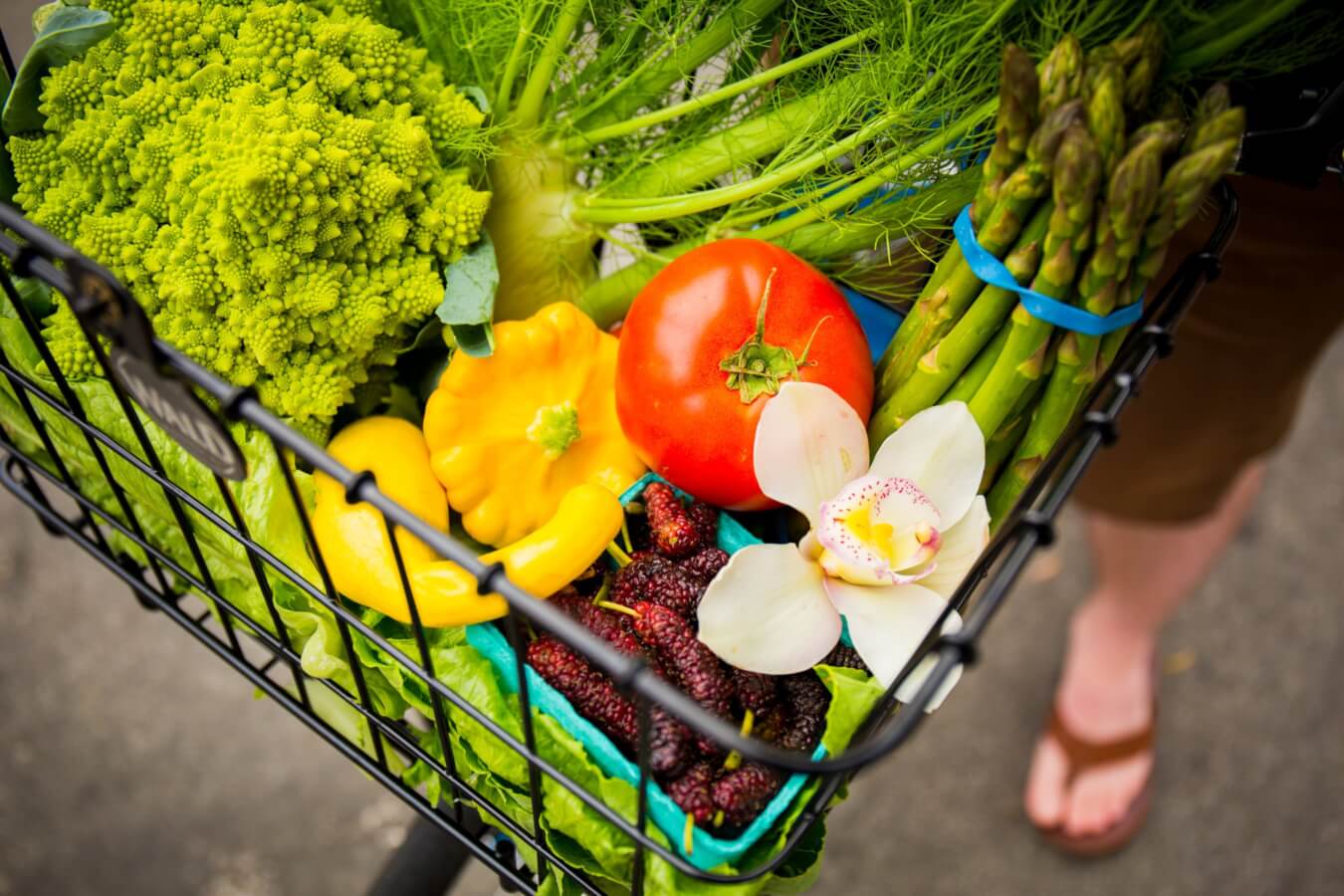 Top 30 Things to Do in Ventura Ventura Downtown Farmers' Market basket veggies