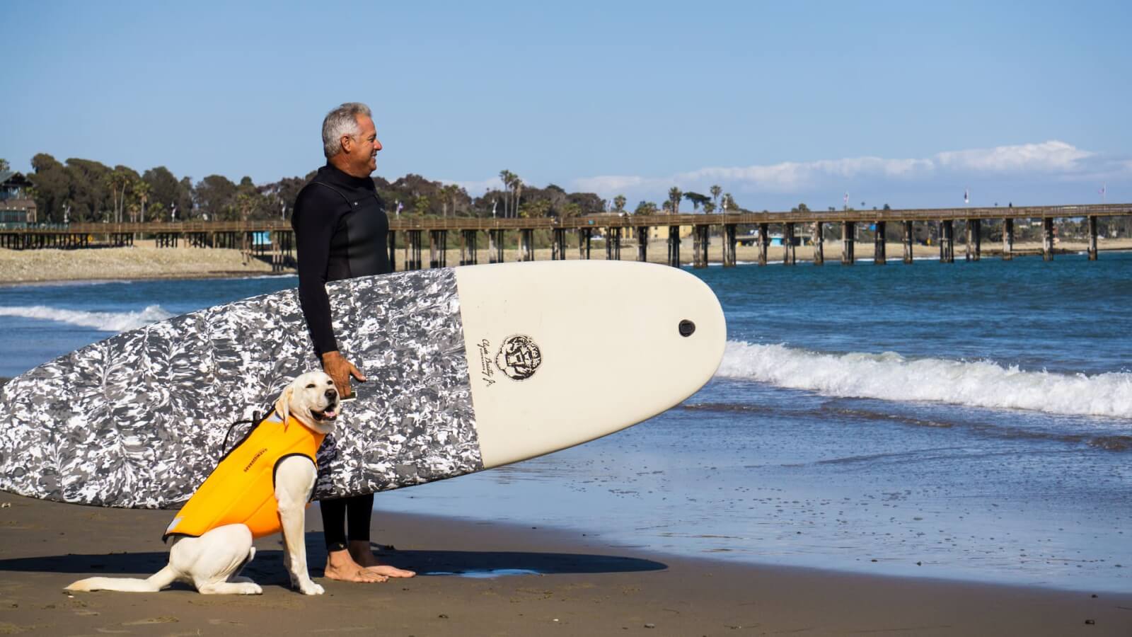 Ventura Beaches and Surfing Dogs are welcome at Ventura beaches