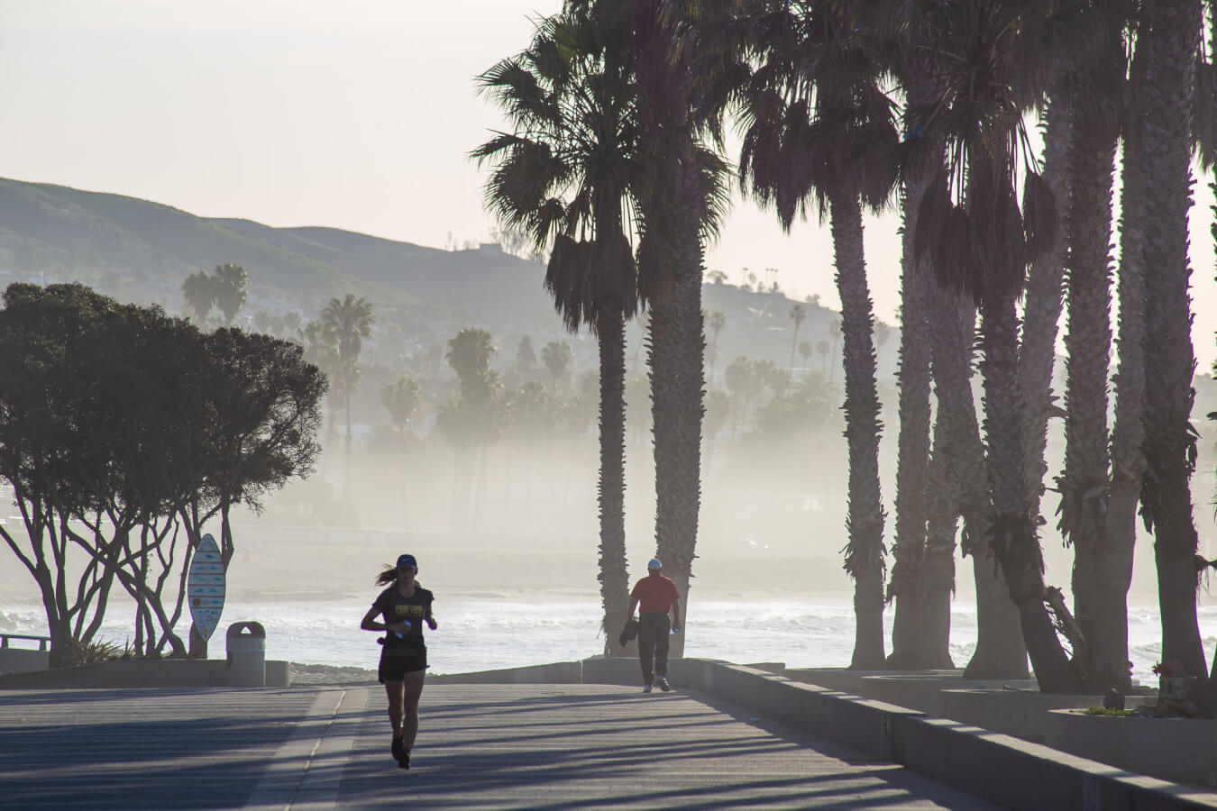 Top Outdoor Activities in Ventura running on Ventura promenade