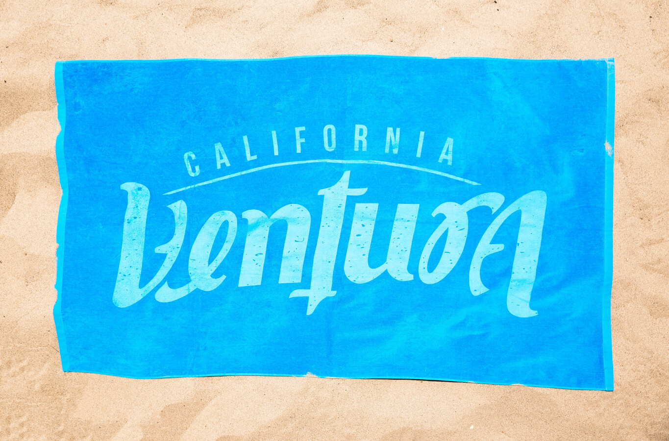 The Ventura Visitors Center has Your Summer Vibes Ventura beach towel for visitor center blog