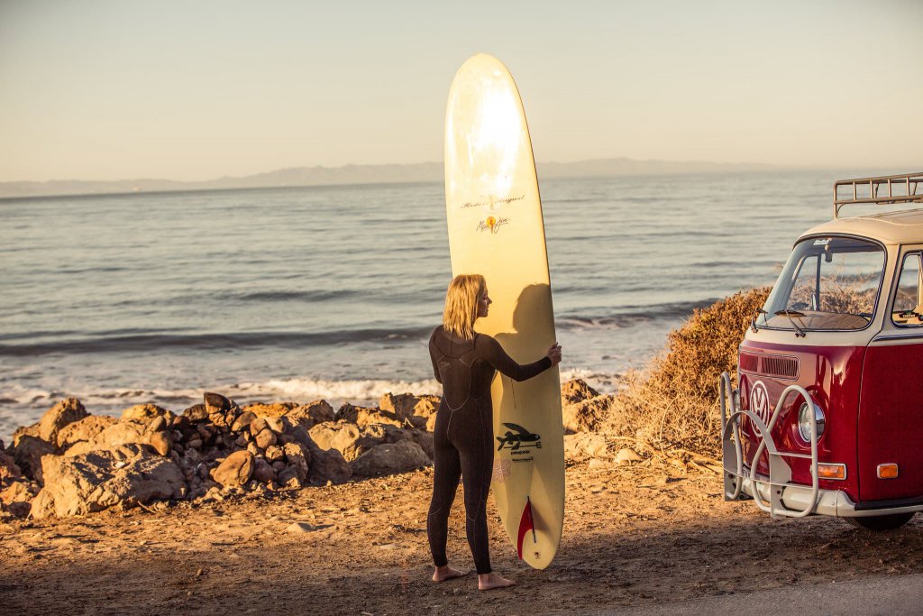 On National Plan Your Vacation Day, Ventura Dreaming mary osborne surfer girl ventura
