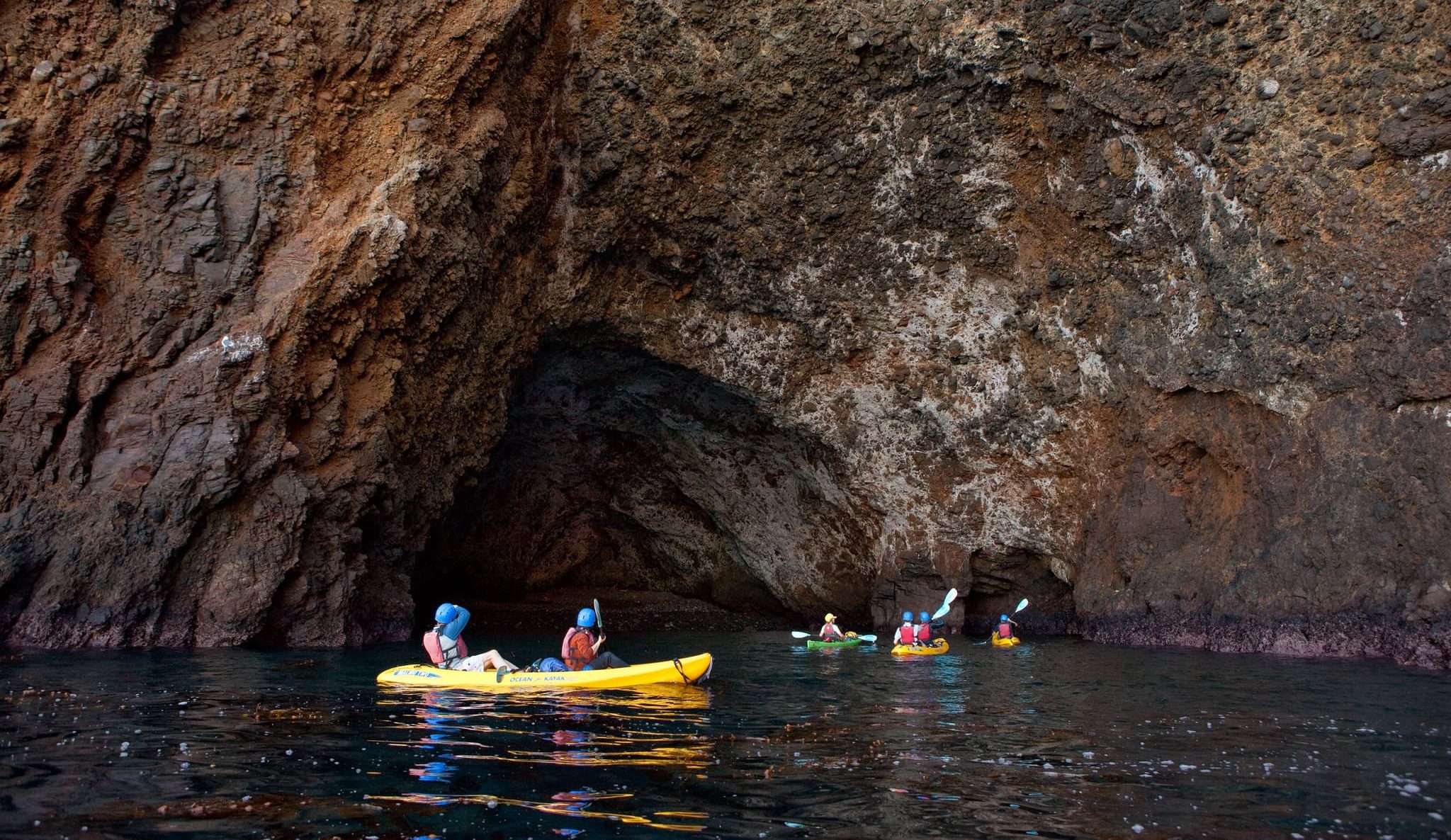 Channel Islands Kayaking Near Ventura, California channel islands national park ventura kayaking painted caves