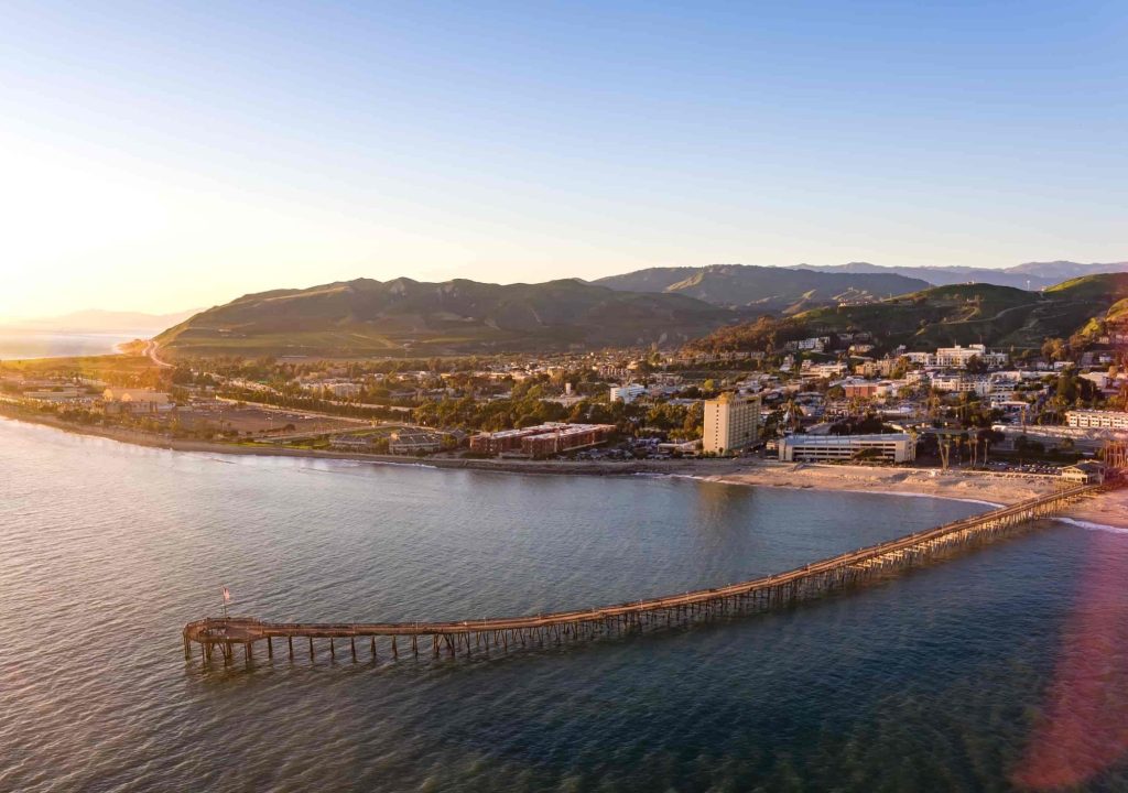 7 Reasons to Plan Your Wedding in Ventura, California Ventura sunset aerial