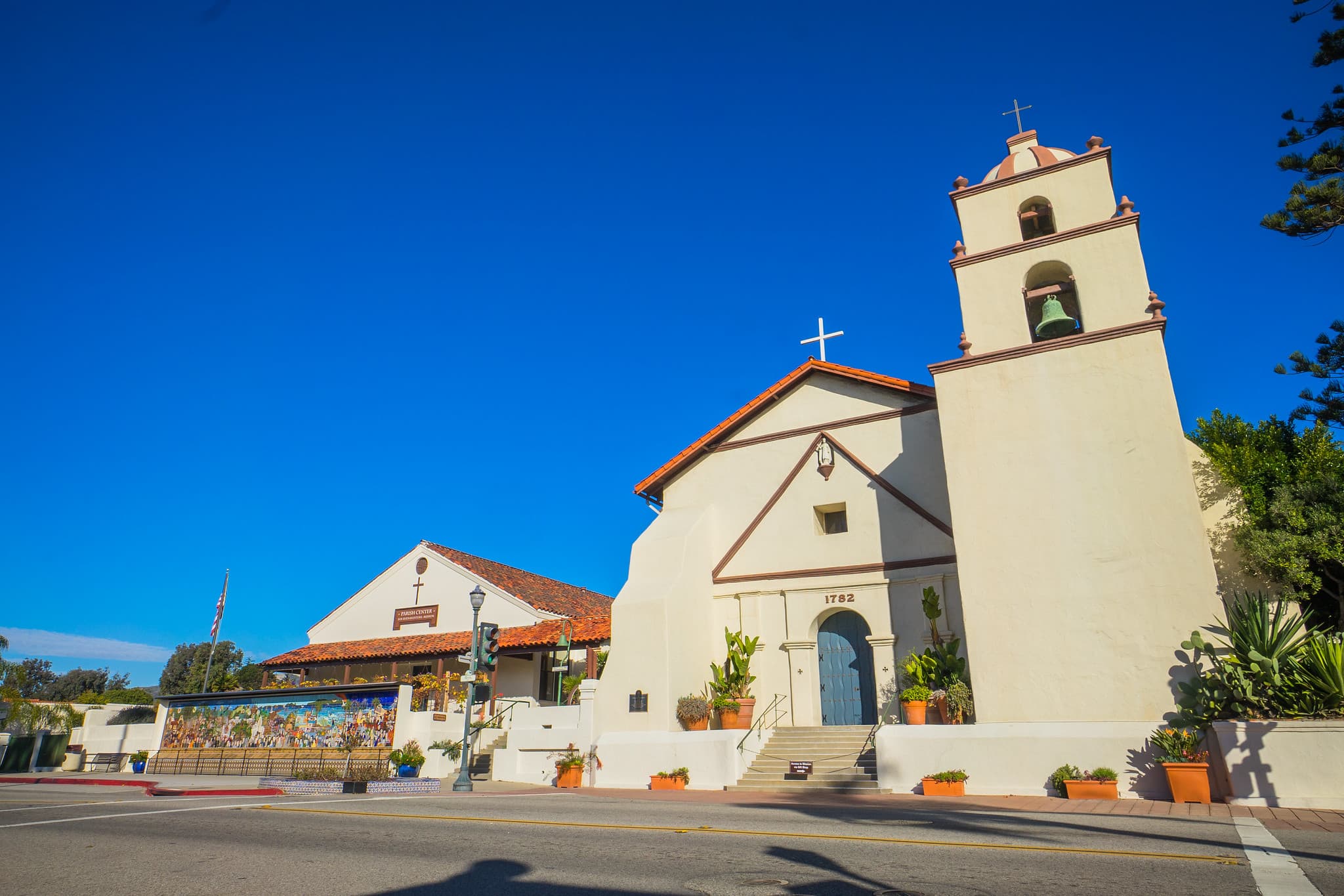 24 Hours - Downtown/Historical District san buenaventura ventura mission mural mosaic