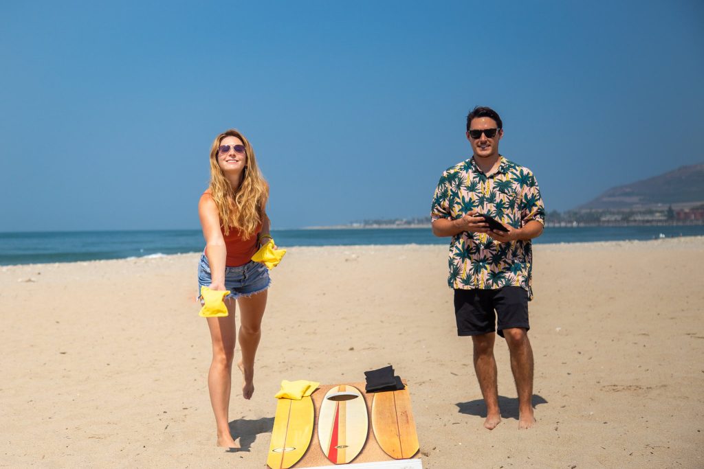 X Games Ventura Community Events You Have to Check Out Cornhole on beach