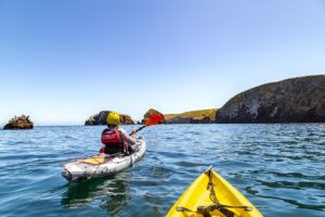 Majestic Channel Islands kayaking ventura channel islands national park