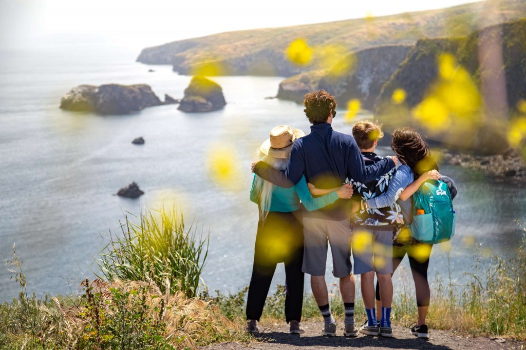 Outdoor Activities in Ventura County: Ways to Get Active Hiking, Biking, and Swimming family at channel islands