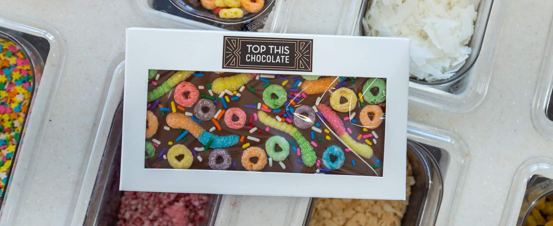 7 Foods You Have to Try in Ventura top this chocolate bar