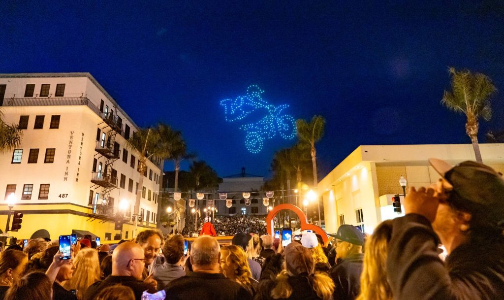 X Games Ventura Community Events You Have to Check Out visit ventura drone show downtown drones