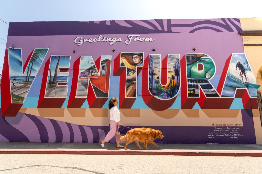 How Can I See Ventura’s Westside Murals? Greetings from Ventura, westside mural