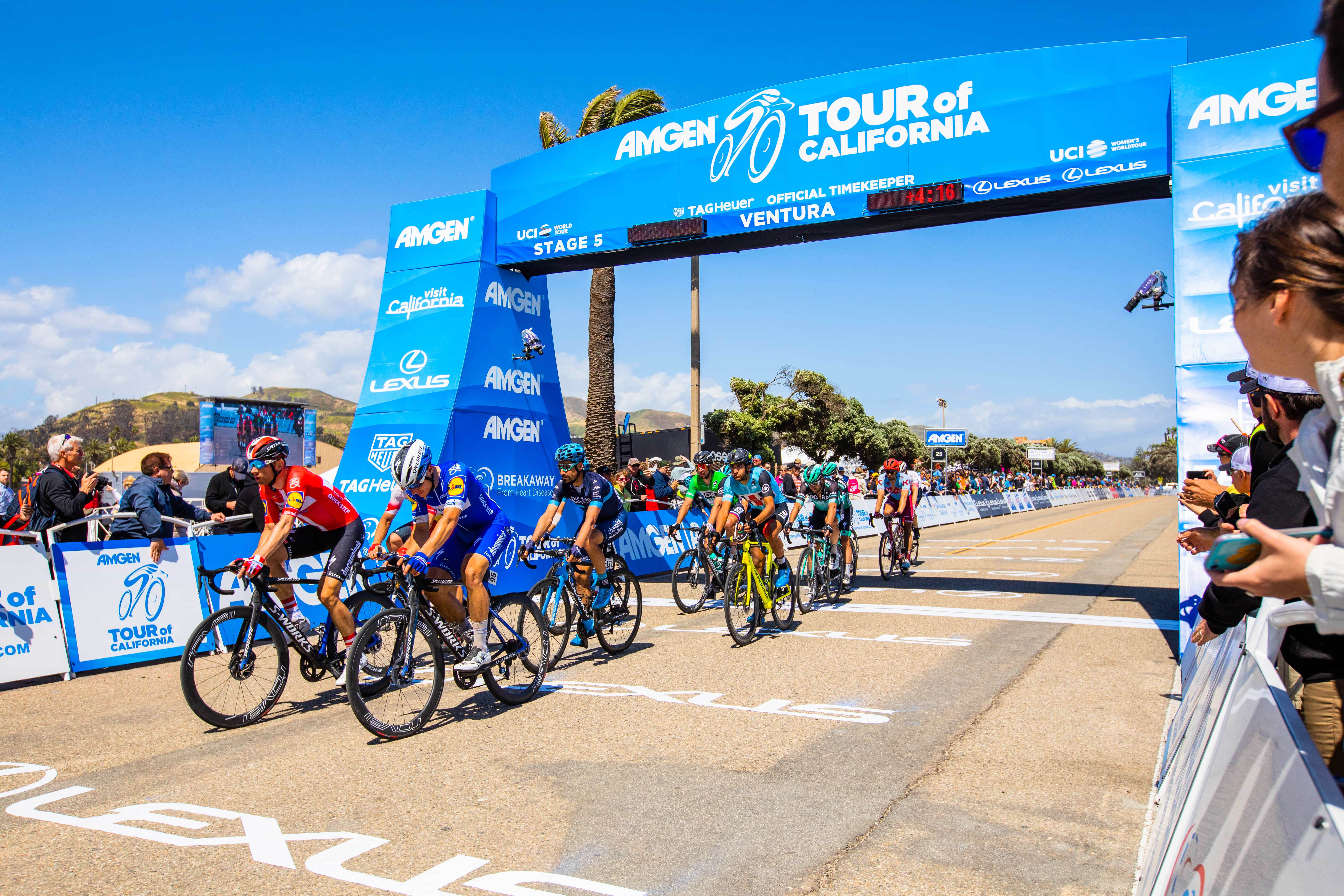 A Visual to the 2019 Tour of California in Ventura Tour of California 2019