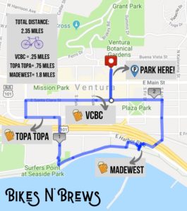 Bikes N' Brews bikes and brews downtown ventura