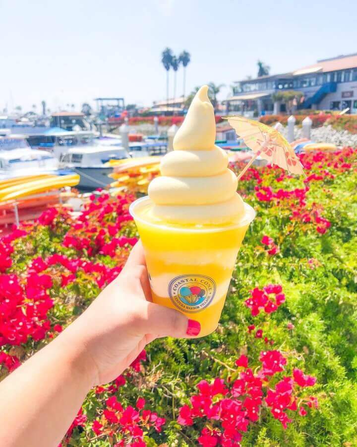 The Ultimate Guide to Vegan and Vegetarian Restaurants in Ventura Vegan dole whip sold at coastal cone at the ventura harbor village