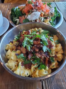 A Vegan's Guide to Ventura Vegan mac and cheese at the harvest cafe in Ventura