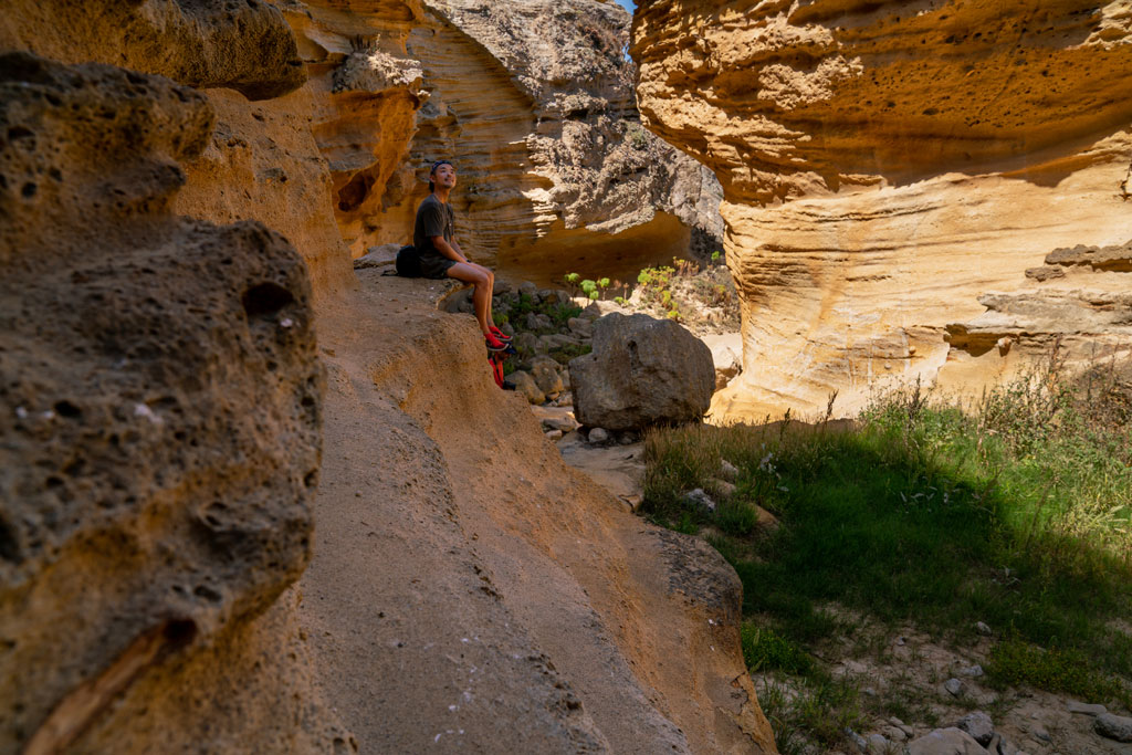 Hiking Lobo Canyon at Santa Rosa Island