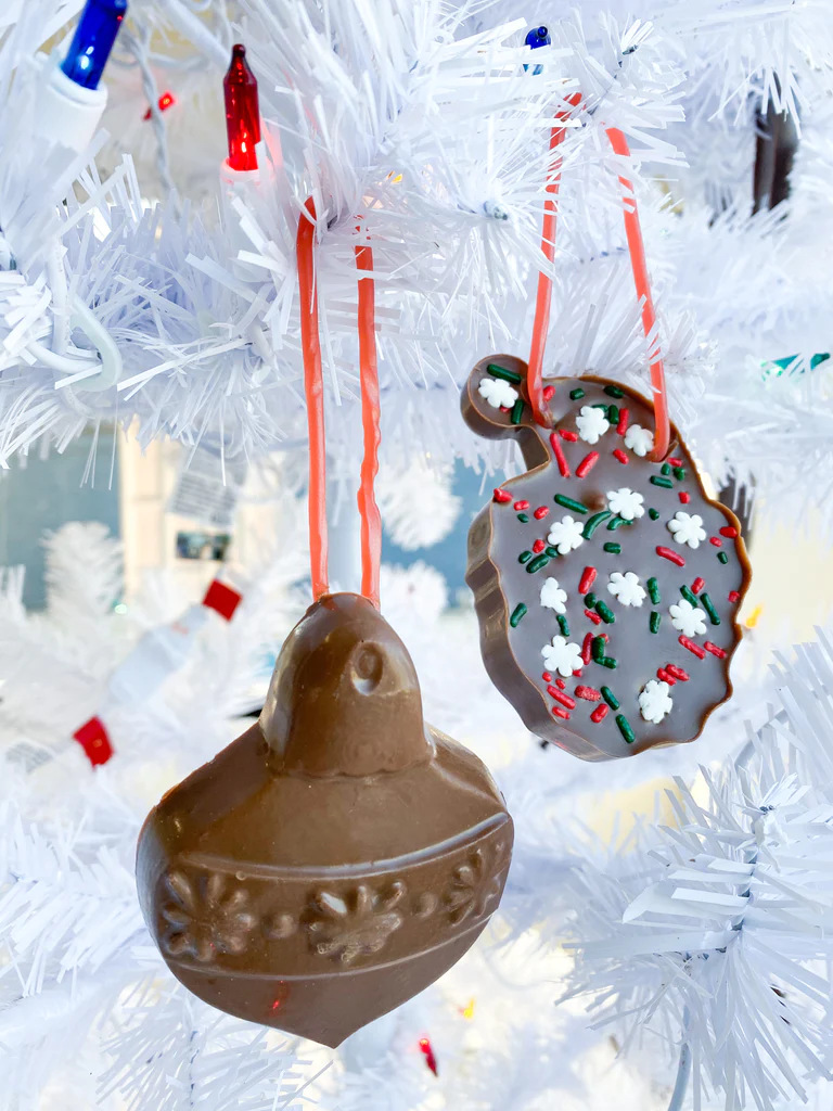 6 Holiday Treats to Make the Season Sweeter in Ventura Top this Chocolate ornaments