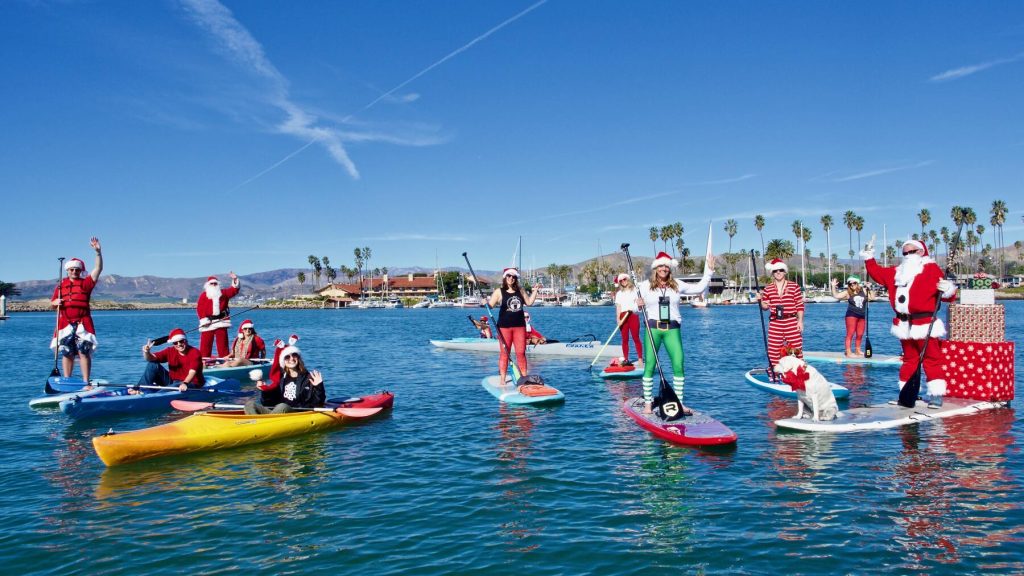Season's Greetings: 10 Holiday Happenings in Ventura to Get You in the Festive Spirit Santa Paddle in the Ventura Harbor Village, Holiday Events happening in Ventura