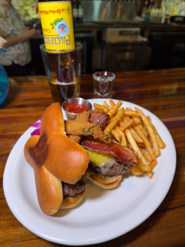 Ventura Community Celebrates the X Games: cocktail series Aloha Steakhouse X Games burger cocktail