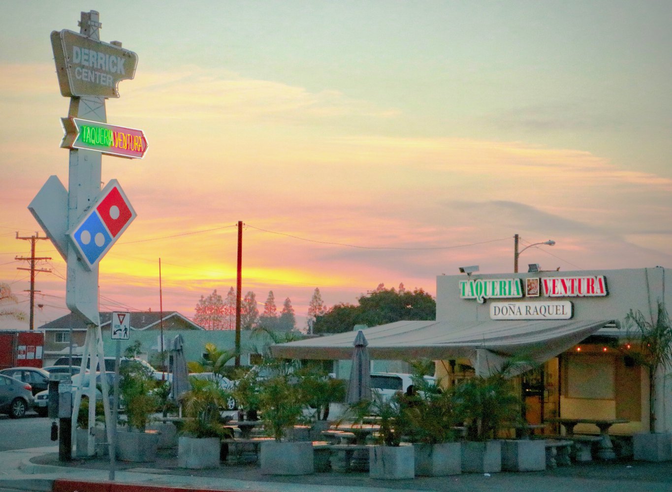 Check out Ventura’s Taco District, because tacos aren’t just for Tuesdays! Taqueria Ventura Doña Raquel at sunset