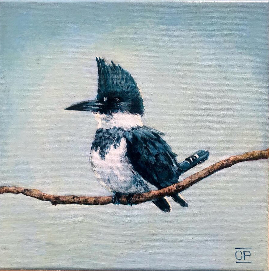 The Art of Bird Marveling, Courtesy of Ventura Artist Claudia Pardo TheKing by claudia