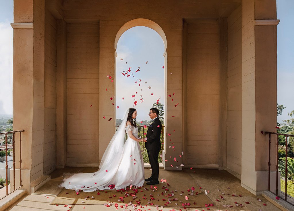 Finding Creative Inspiration in Ventura, California Ventura wedding photography at the bell tower of the historic San Buenaventura Mission.