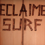Crafting a surfboard from salvaged Ventura pier wood